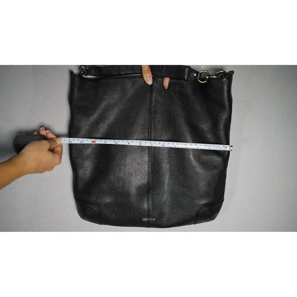 Rebecca Minkoff Black Leather Hobo Shoulder Bag Large Slouchy Purse Handbag